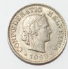 5 раппен 1955г. Швейцария, никель, состояние VF - Мир монет
