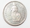 1/2 франка 1990г. Швейцария, никель, состояние ХF - Мир монет