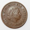 5 центов 1955г.  Нидерланды, бронза,состояние ХF, патина. - Мир монет