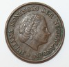 5 центов 1956г. Нидерланды, бронза, состояние ХF, патина. - Мир монет