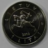 1 лит 2010г.  Литва,  600 лет Грюнвальдской битвы, состояние UNC. - Мир монет