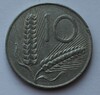 10 лир 1974г. Италия. Пшеница, Плуг, алюминий, состояние VF-XF - Мир монет