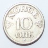 10 эре 1953г. Норвегия, никель,состояние XF - Мир монет