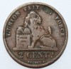 2 сантима 1876г. Франция, медь,состояние VF - Мир монет