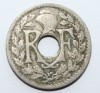 5 сантимов 1919г. Франция, никель,состояние VF - Мир монет