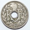 5 сантим 1923г. Франция, никель,состояние VF - Мир монет