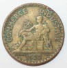 1 франк 1922г. Франция, бронза,  состояние VF+. - Мир монет