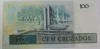  Банкнота 100  крузедо 1980-е г.г. Бразилия. Монумент, состояние UNC. - Мир монет