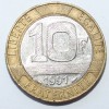 10 франков 1991г. Франция, состояние XF - Мир монет