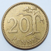 Финляндия.  20 пенни 1973г , бронза , AU - Мир монет