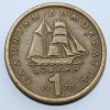 1 драхма 1978 г Греция третья республика, никелевая латунь ,состояние XF - Мир монет