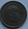50 песет 1957г. Испания. Франсиско Франко, никель, состояние XF - Мир монет