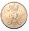 5 эре 1965г. Дания, бронза, состояние VF-XF. - Мир монет