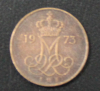 5 эре 1973г. Дания, плакированая медь, состояние VF. - Мир монет
