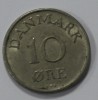 10 эре 1955г. Дания, медно-никелевый сплав ,состояние XF. - Мир монет