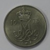 10 эре 1973г. Дания, медно-никелевый сплав ,состояние XF. - Мир монет