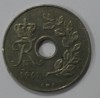 25 эре 1967г. Дания, медно-никелевый сплав, состояние XF. - Мир монет