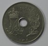 25 эре 1976г. Дания, медно-никелевый сплав ,состояние XF. - Мир монет