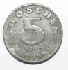 5 грошен 1961г. Австрия, цинк, состояние VF. - Мир монет