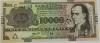 Банкнота  10.000 гуарани 2004г. Парагвай. Заявление независимости, состояние UNC. - Мир монет
