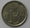 25 сантимов 1964г. Бельгия, никель, состояние VF. - Мир монет