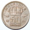 50 сантимов  1966г. Бельгия, бронза, состояние ХF. - Мир монет