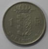 1 франк 1951г. Бельгия, никель, состояние VF. - Мир монет