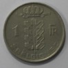 1 франк 1951г. Бельгия, никель, состояние VF. - Мир монет