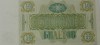 Банкнота  10.000 билетов МММ, портрет гениального мошенника С.Мавроди, состояние UNC. - Мир монет