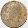1 франк 1933г. Франция, бронза,  состояние VF. - Мир монет