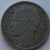 2 франка 1949г. Франция,  алюминий  состояние VF. - Мир монет
