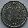5 пенни 1977г. Финляндия, алюминий , состояние VF. - Мир монет