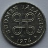 1 пенни 1974г. Финляндия, алюминий,состояние VF-XF - Мир монет