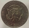 50 центов  1972г.  D. США. Кеннеди, из ролла. - Мир монет