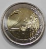 2 евро 2015г. Италия. 30 лет флагу Европы, из ролла - Мир монет