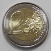 2 евро 2015г. Франция. 30 лет флагу Европы, из ролла - Мир монет