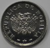 2 боливиано 1987.г. Боливия, состояние UNC. - Мир монет