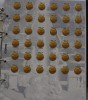 Комплект Оптима,  7 листов-разделителей в альбом для монет регулярного чекана Банка России с 1991-2025г.г. СОМС. - Мир монет