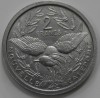 2 франка 1949г. Новая Каледония . Птица Кагу. Либертина,  состояние UNC - Мир монет