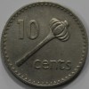 10 центов 1969г. Фиджи,состояние XF - Мир монет