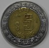 5 песо 2014г. Мексика, состояние VF-XF - Мир монет
