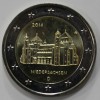 2 евро 2014г. Германия.  Нижняя Саксония,  состояние UNC - Мир монет