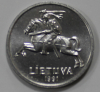 1 цент 1991г.  Республика Литва, состояние UNC - Мир монет