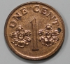 1 цент 1990г. Сингапур, состояние XF - Мир монет