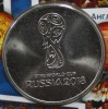 25 рублей 2018г. Символ ЧМ по футболу в России, в информационном буклете ФИФА. - Мир монет