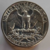 25 центов 1961г. США, серебро 900 пробы, вес 6,17гр, состояние UNC ( из набора) - Мир монет