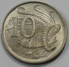 10 центов  1966г. Австралия, Лирохвост, состояние UNC - Мир монет