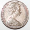2 цента 1970г. Австралия, Ящерица, состояние ХF - Мир монет