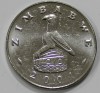 50 центов 2001г. Зимбабве. Восход солнца , состояние UNC - Мир монет