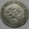 50 франков 1961г. Западно Африканский Валютный Союз, Антилопы Куду, состояние XF - Мир монет